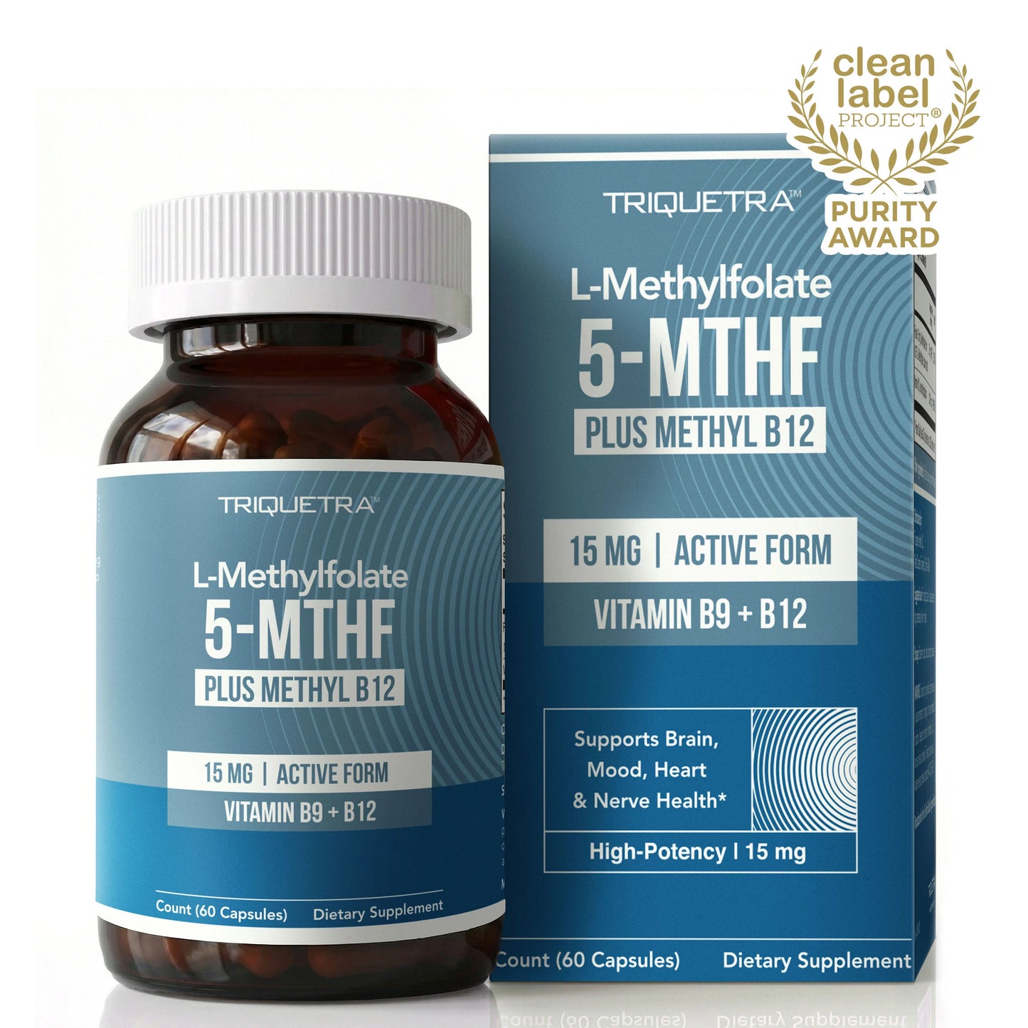 L-Methylfolate (15 mg) Plus Methyl B12